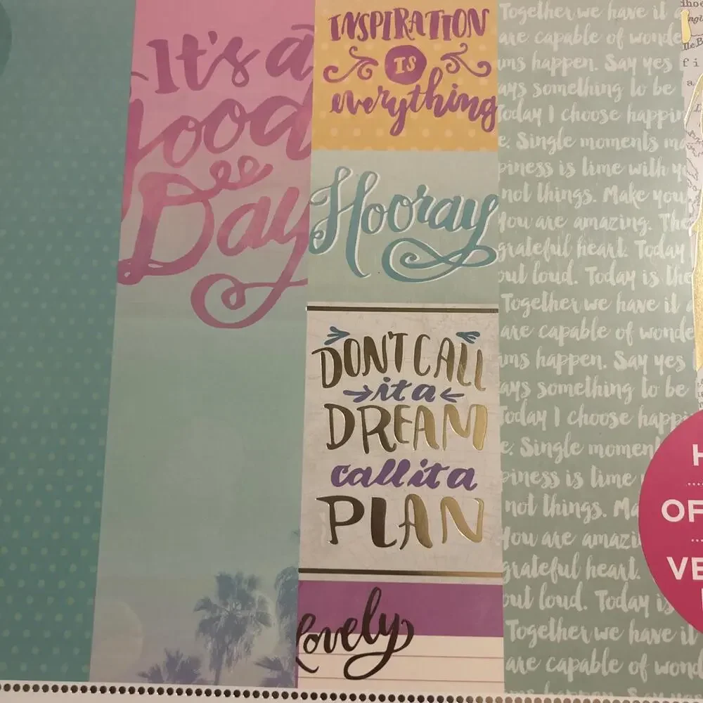 Craft Smith  Scrapbook Paper Cardstock Write Your Heart Out, 12"x12" 48 Page, - Picture 2 of 5